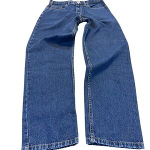 Original Real Work Wear Men’s 5-Pocket Jeans
Size 36 x 32 Straight Classic Denim